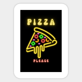 Pizza Please Sticker